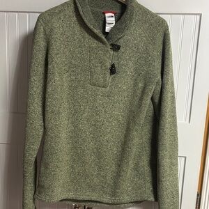 The North Face Olive Fleece Pullover